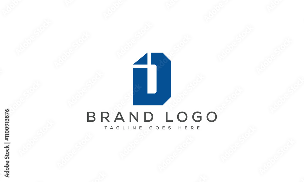 letter ID logo design vector template design for brand. letter ID logo design vector template design for brand.