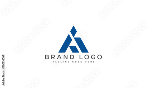 letter AA logo design vector template design for brand.