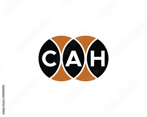 CAH logo design vector template. CAH photo