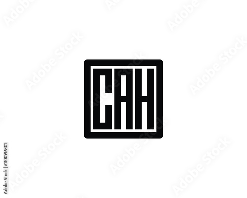 CAH logo design vector template. CAH photo