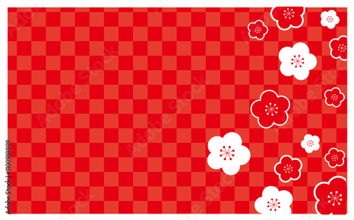 正月のイラスト背景素材