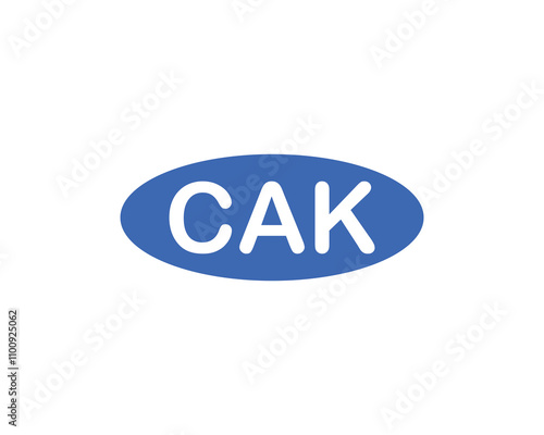 Free Download CAK logo design vector template. CAK - GFXLoad