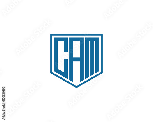 CAM logo design vector template. CAM