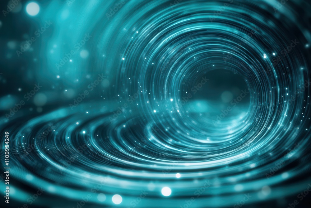 A swirling, abstract design featuring rippling turquoise waves and shimmering particles, evoking a sense of depth and movement. A swirling, abstract design featuring rippling turquoise waves and shimmering particles, evoking a sense of depth and movement.