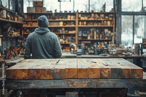 Lost in Thought at the Woodworking Bench