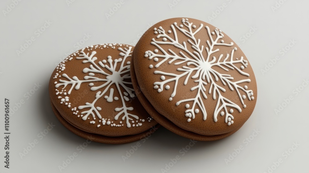 christmas ginger cookies isolated christmas ginger cookies isolated