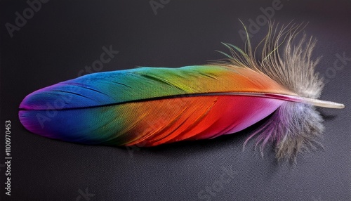 colorful feathers background