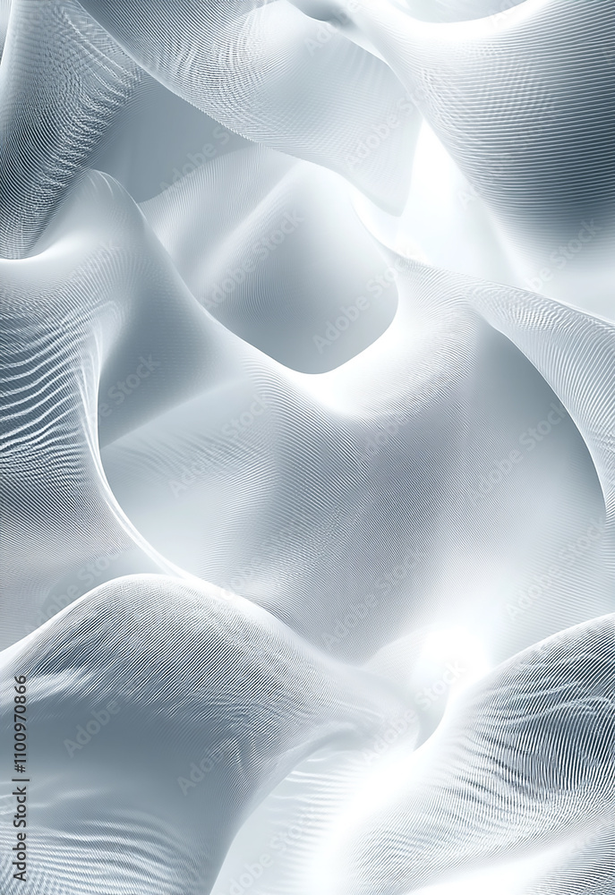 Obraz premium White satin cloth texture can be use as background White satin silky warped cloth. Soft textile drape with creases 
