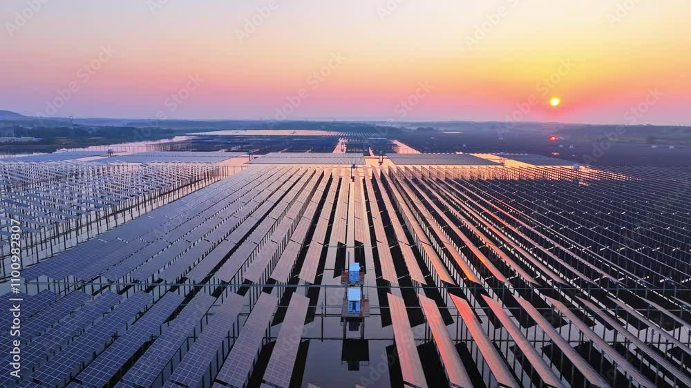 Aerial view of solar photovoltaic panels Aerial view of solar photovoltaic panels