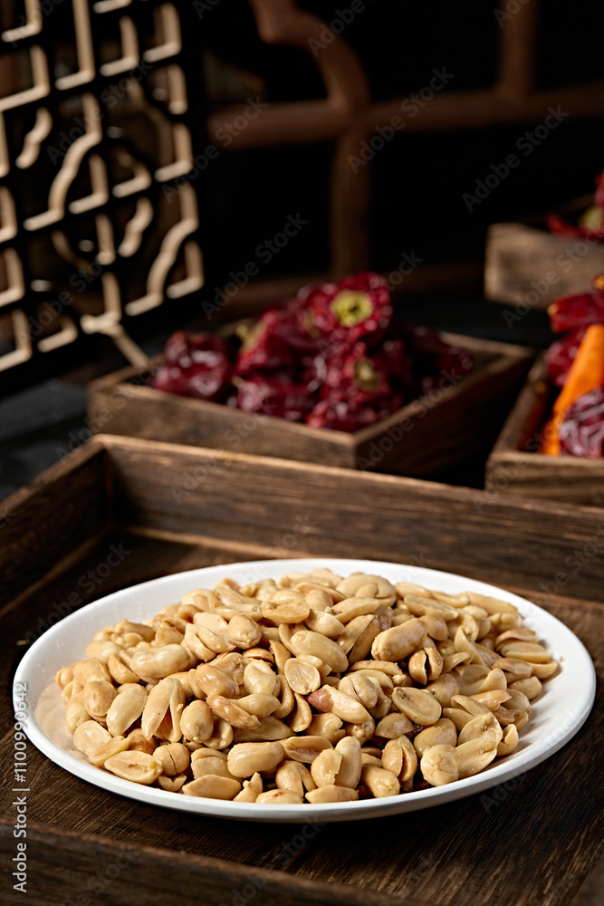 Fototapeta premium Drunkard Crispy Spiced Peanuts