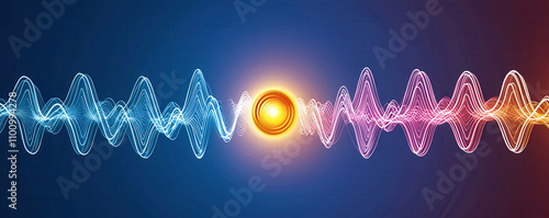 Dynamic energy waves representing renewable power sources