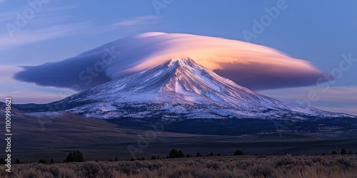 Rolling clouds Snow-clad peak Time-lapse of clouds mo