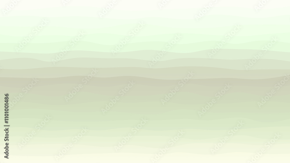 Fototapeta premium light green coloured wave patterned background with a flowing design