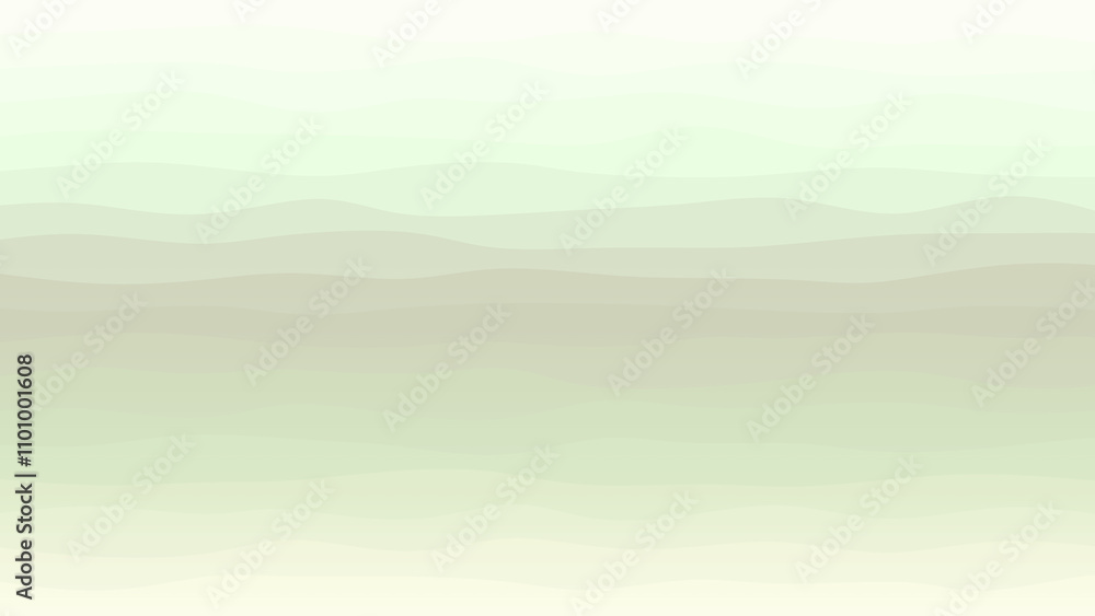 Fototapeta premium light green coloured wave patterned background with a flowing design
