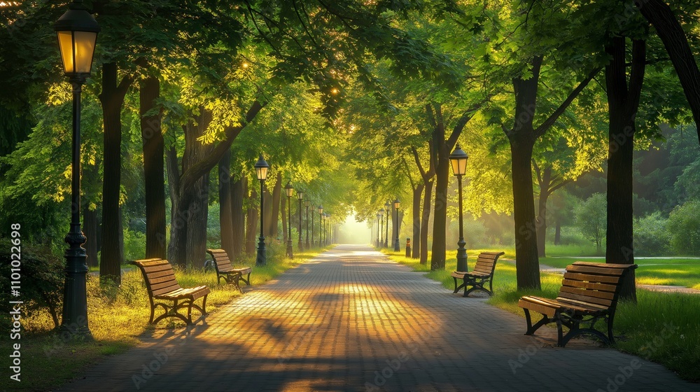 Naklejka premium nice theme landscape of nature for wallpaper
