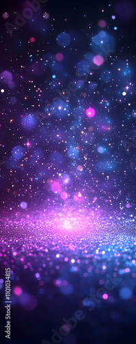 Abstract sparkly background with vibrant colors.