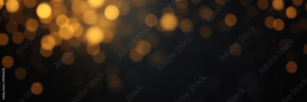 Obraz premium Dark vertical abstract background with gold accents and bokeh effect, gold, texture