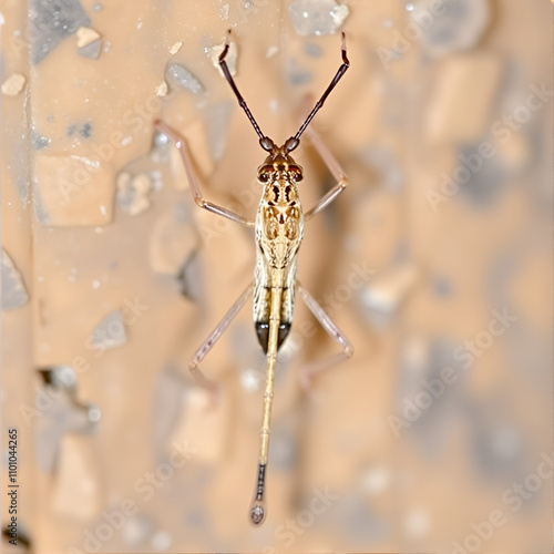 Jumping Bristletail - Lepismachilis y-signata, Archaeognatha photo