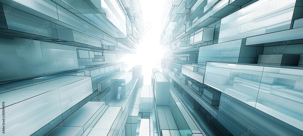 Fototapeta premium Minimalistic block space in a Modern Atmosphere, future smart office, business concept, Graphic Resources, Wallpapers, Brochure, Websites, banner design, Advertising, background