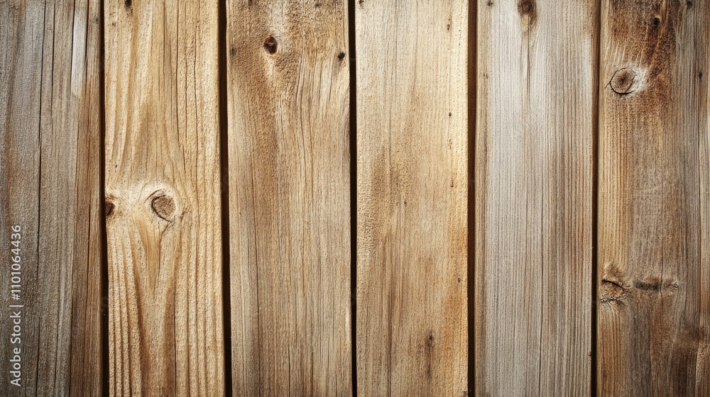 Fototapeta premium Light brown wooden texture background with a natural color palette and visible grain patterns, perfect for rustic or organic designs.