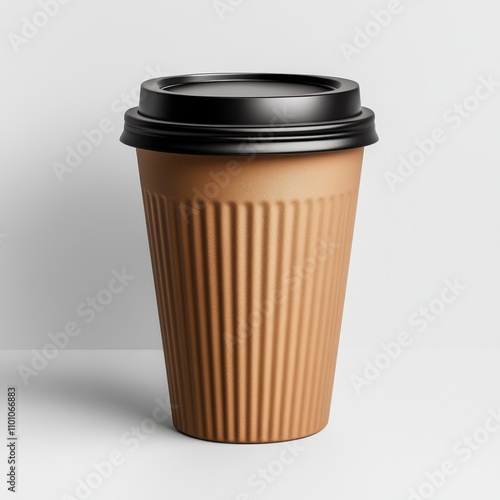 Wallpaper Mural Coffee cup modern cafe beverage photography minimalist environment close-up view daily ritual concept Torontodigital.ca