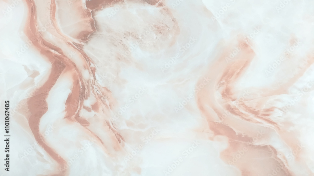 Obraz premium Vector watercolor art background. Marble. Stone. Luxurious white and red marble textured background.