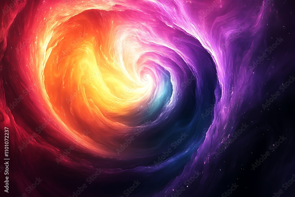swirling colors blending in a cosmic dance of light and shadow swirling colors blending in a cosmic dance of light and shadow
