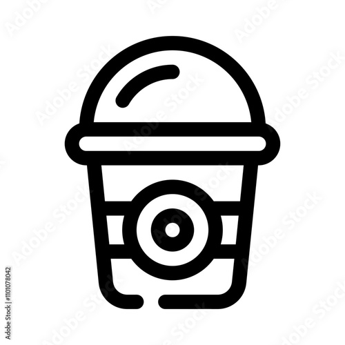 Smoothie Cup,smoothie line icon