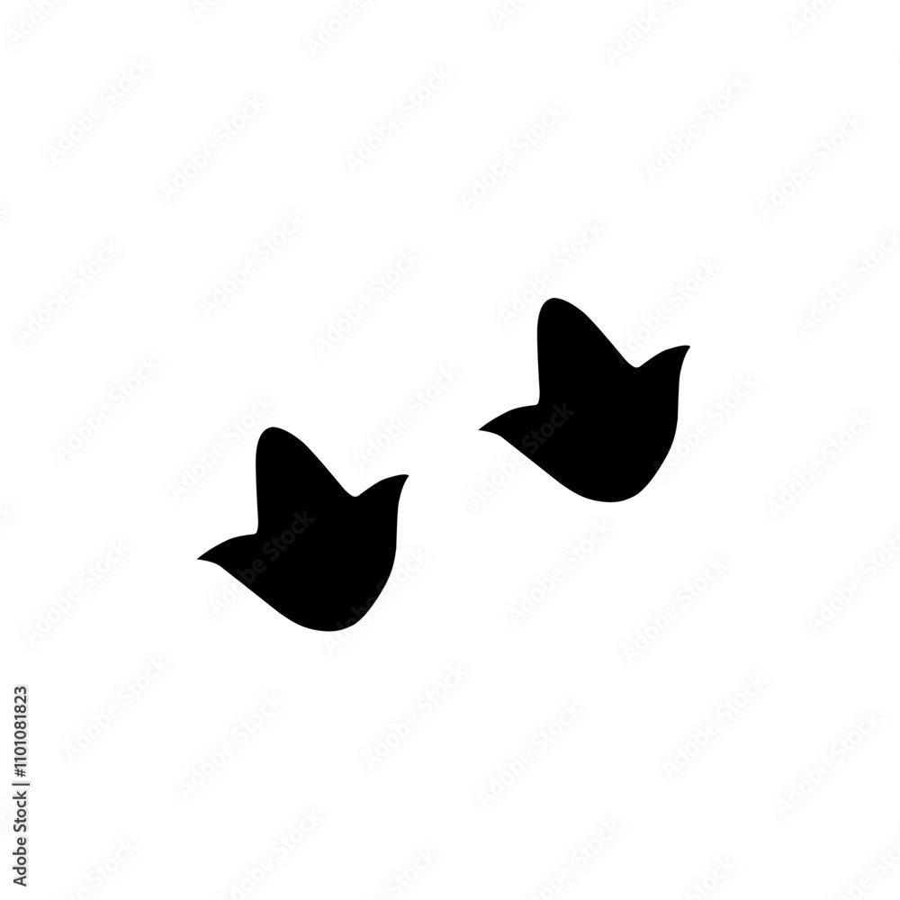 animal footprint icon