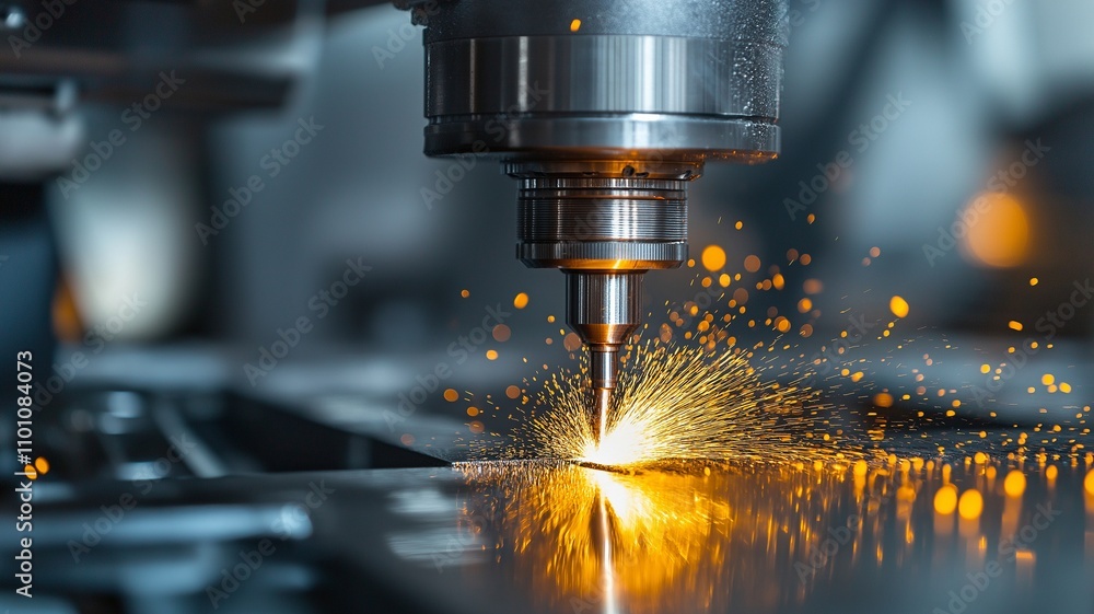 Operator of a CNC machine in the metal machining industry Operator of a CNC machine in the metal machining industry