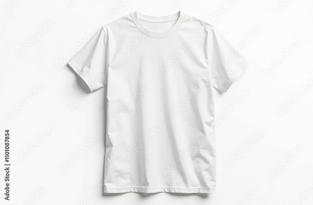 T-shirt template (front) mockup isolated on white background, Fashion mockup concept T-shirt template (front) mockup isolated on white background, Fashion mockup concept