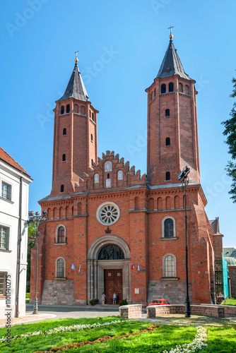 Obraz na plátně Cathedral Basilica of the Assumption of the Blessed Virgin Mary in Plock, Masovi
