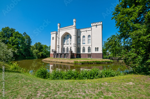 Neogothic Castle of Działynski. Kornik, Greater Poland Voivodeship, Poland