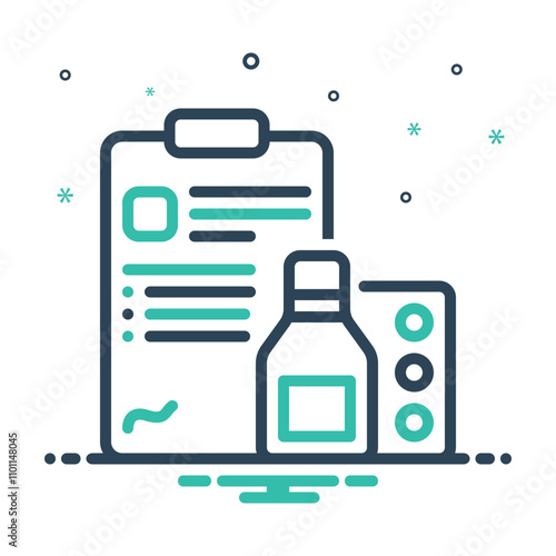 Mix icon for medicine