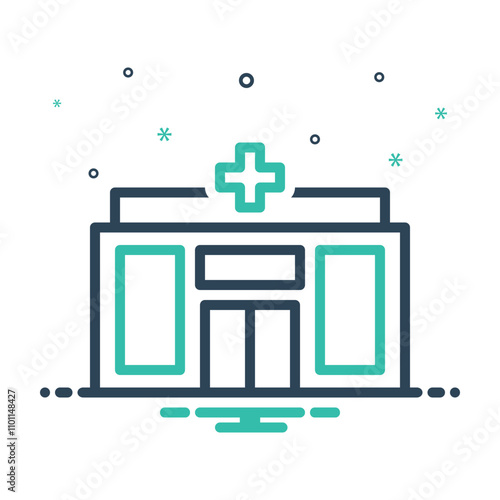 Mix icon for pharmacy