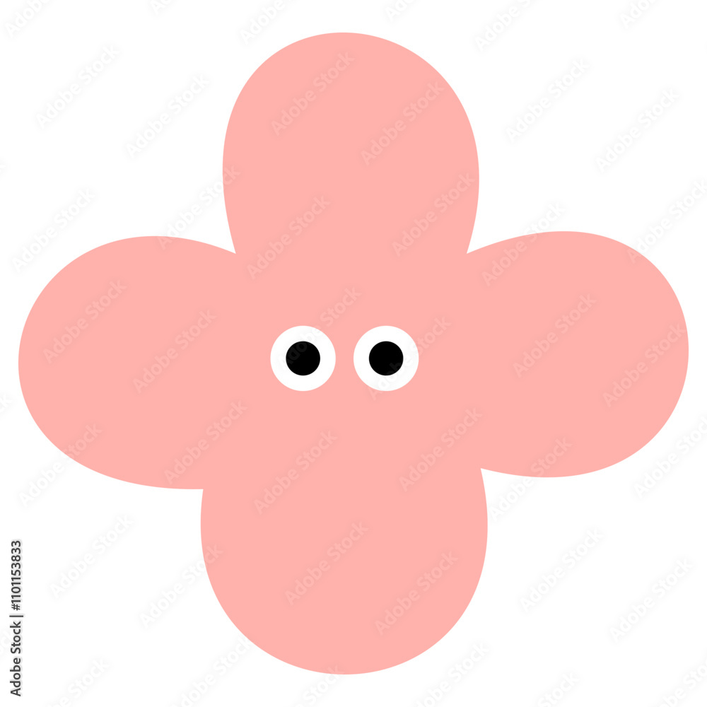 Obraz premium Cute Doodle Abstract Shape