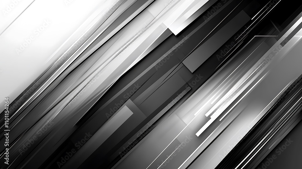 Monochromatic abstract motion lines in black, gray, and white diagonal strokes Monochromatic abstract motion lines in black, gray, and white diagonal strokes
