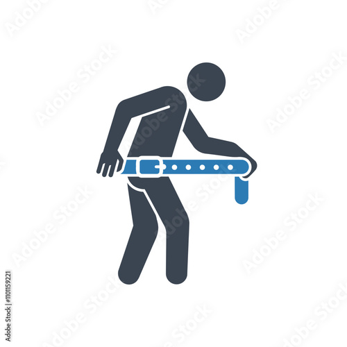 Fotografie Tightening Belt Icon