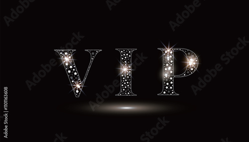 Special luxurious glimpse effect