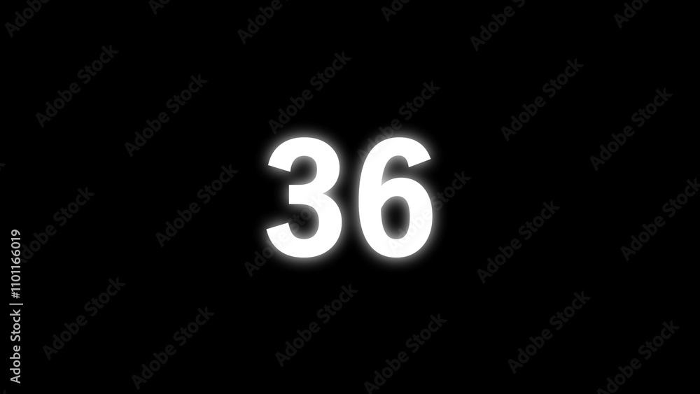 Counting number illustration. Counting number illustration.
