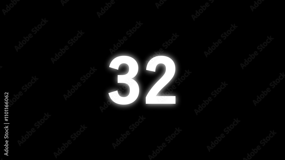 Counting number illustration. Counting number illustration.