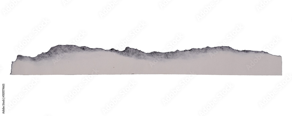 Paper with burnt edge, Hand torn white paper, PNG, Vector Paper with burnt edge, Hand torn white paper, PNG, Vector