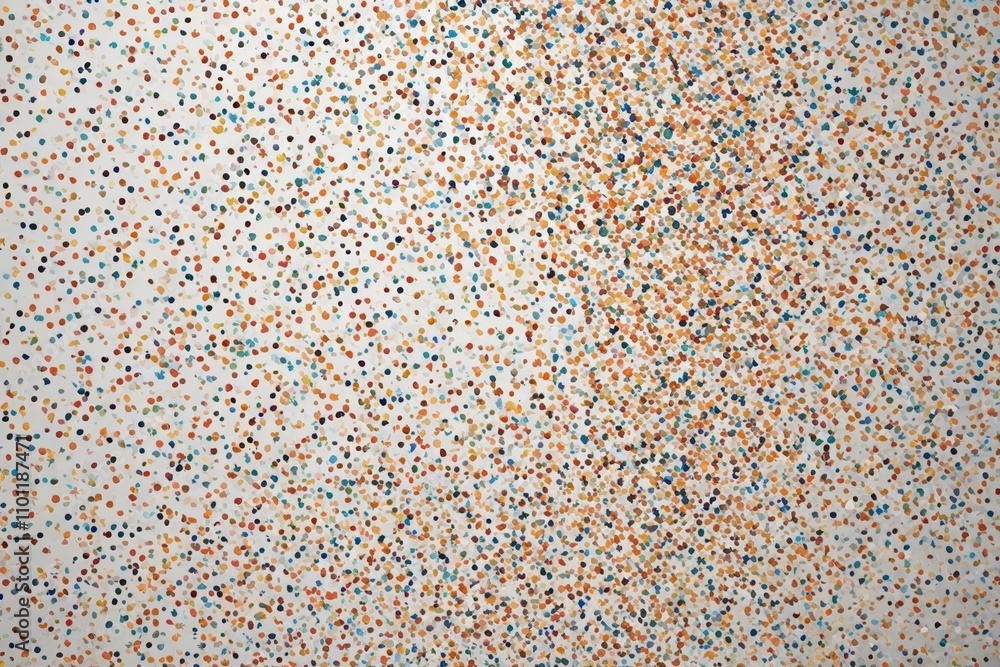 Fototapeta premium a close up of a wall with a bunch of dots on it