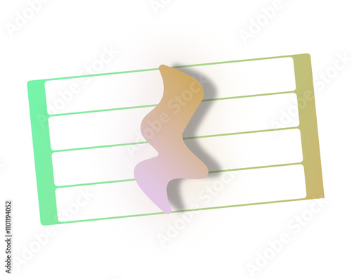 Musical Notes Gradient Neon