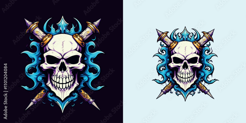 Fototapeta premium monster demon skull