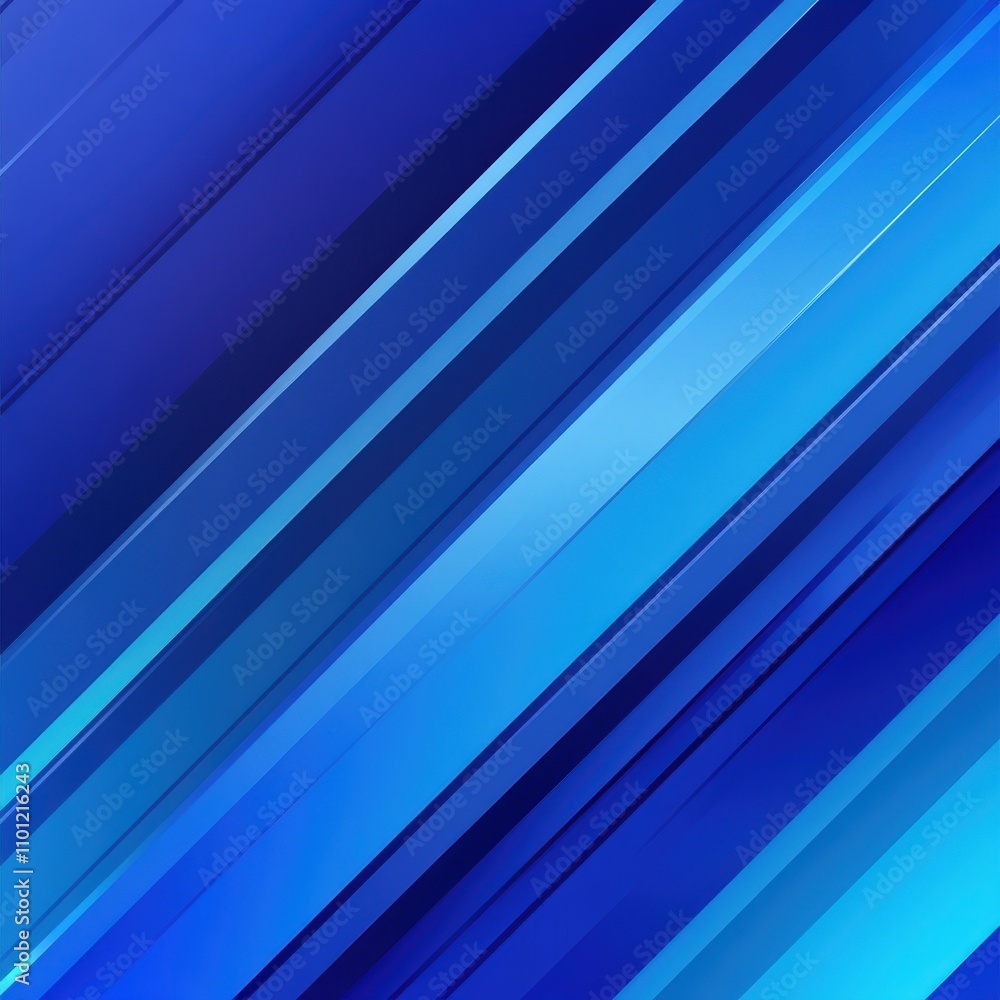 Obraz premium Abstract blue diagonal lines creating a dynamic and modern background.
