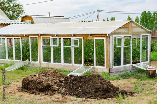 greenhouse at kitchen garden