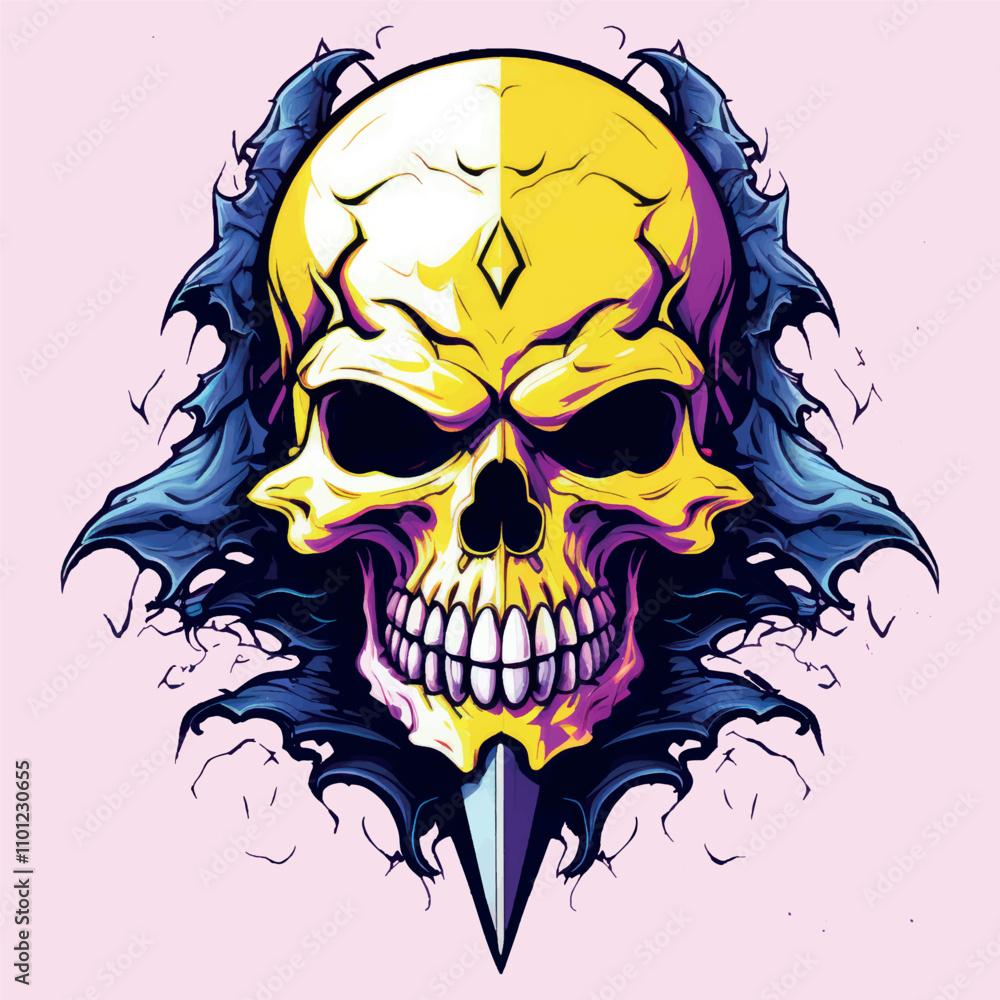 Obraz premium monster demon skull