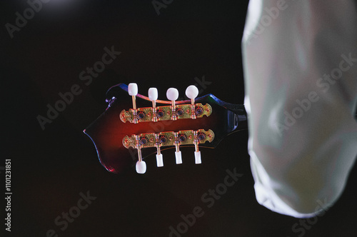 Mandolin neck headstock