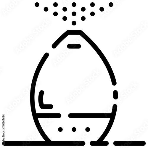 humidifier outline vector icon